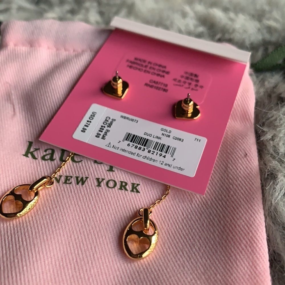 🆕Kate Spade Linear earrings L2  - Picture 5 of 5